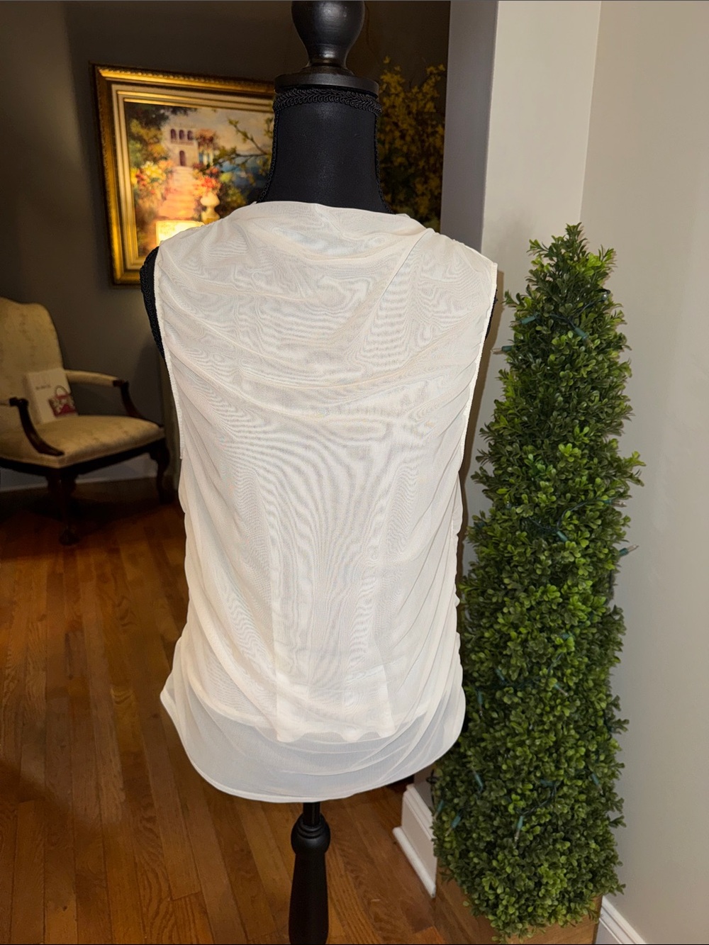 CALIA by Carrie Underwood Activewear Ruched Mock Tank - NWT - Size - Large